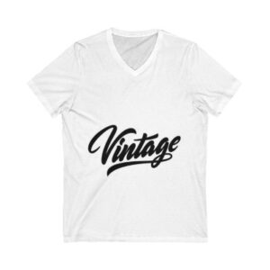 Unisex Jersey Short Sleeve V-Neck Tee