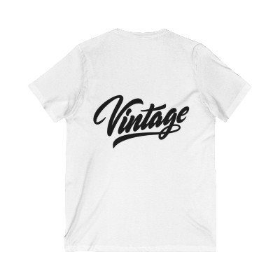 Unisex Jersey Short Sleeve V-Neck Tee - Image 2