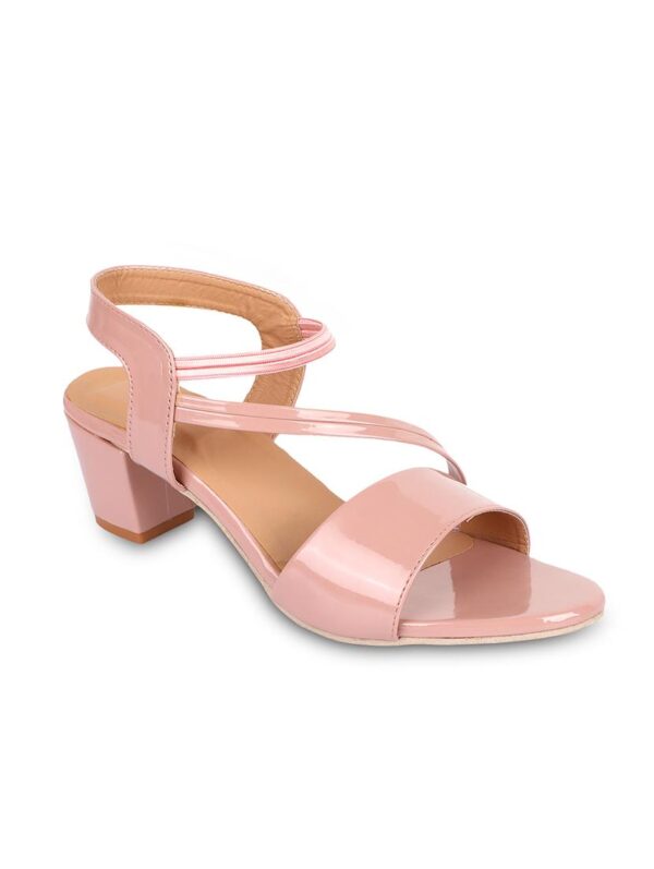 Nude leather back strap dandel