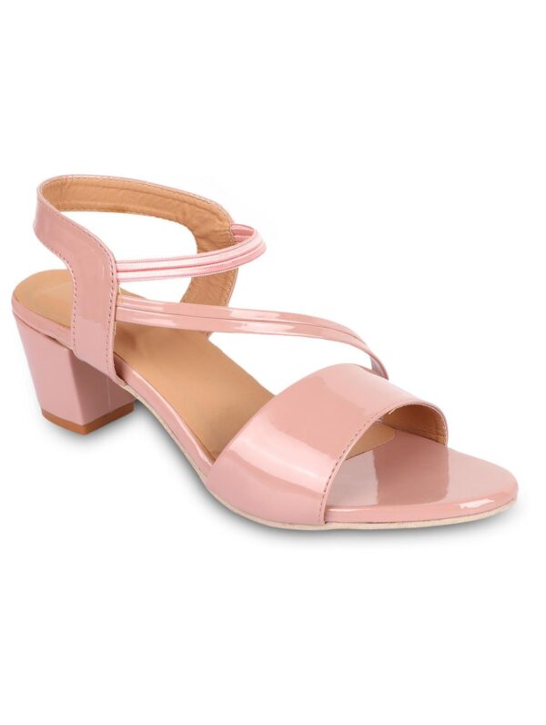 Pink back strap sandel
