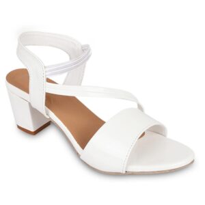 White ankle shoe for women