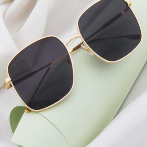 UV protection unisex rectangular sunglass