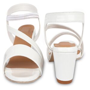 White sandle for woman