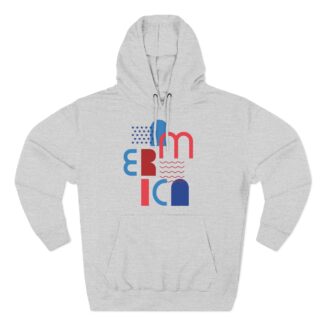 Three-Panel Fleece Hoodie