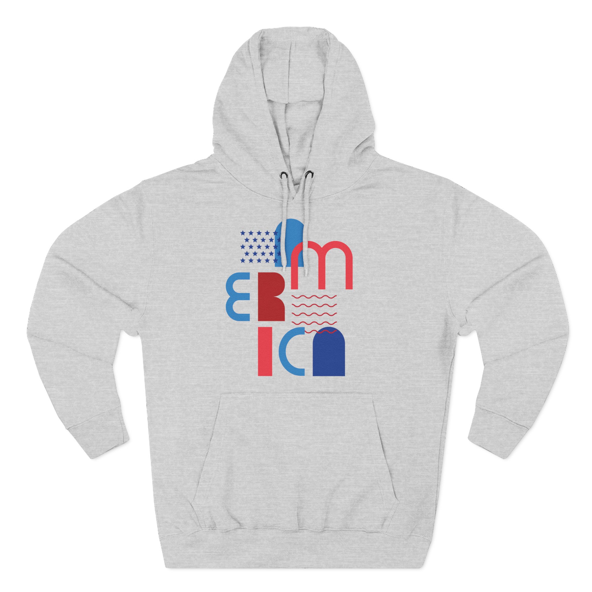 Three-Panel Fleece Hoodie