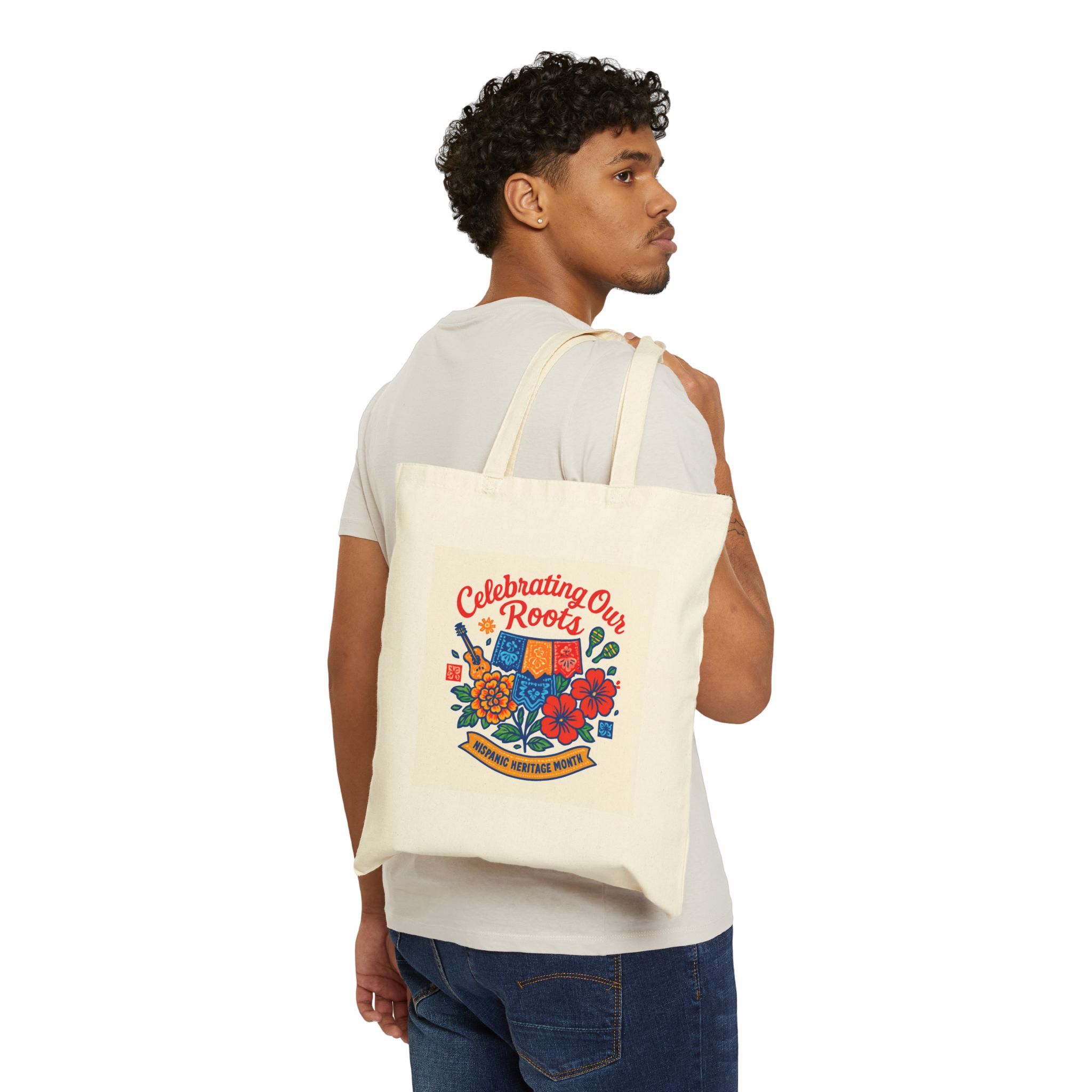 Cotton Canvas Tote Bag - Image 3