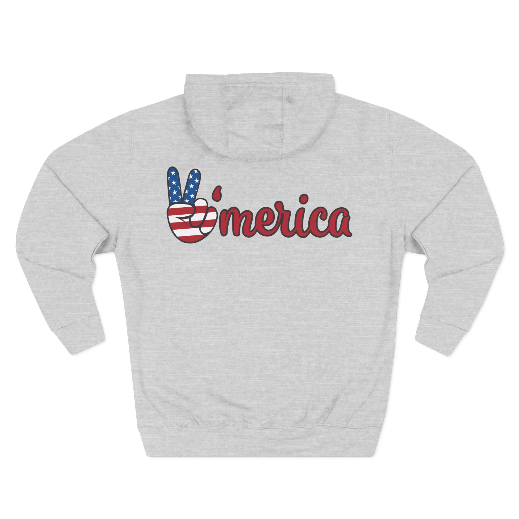 Three-Panel Fleece Hoodie - Image 2